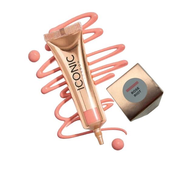 Iconic Blush London Sheer Shade Rose Riot 12.5ml NIB - Picture 3 of 7